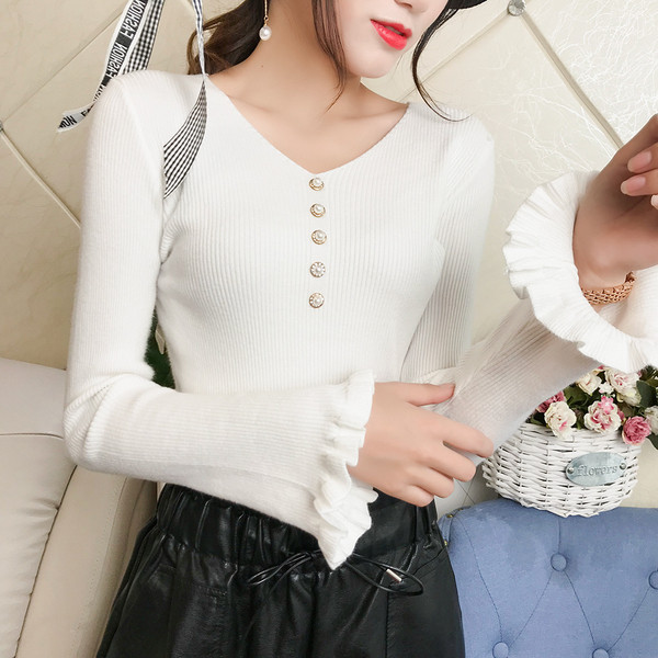 Bluza de dama eleganta cu maneci lotus in mai multe culori