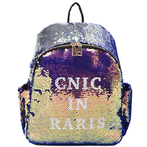 Rucsac modern de dama cu paiete - trei culori