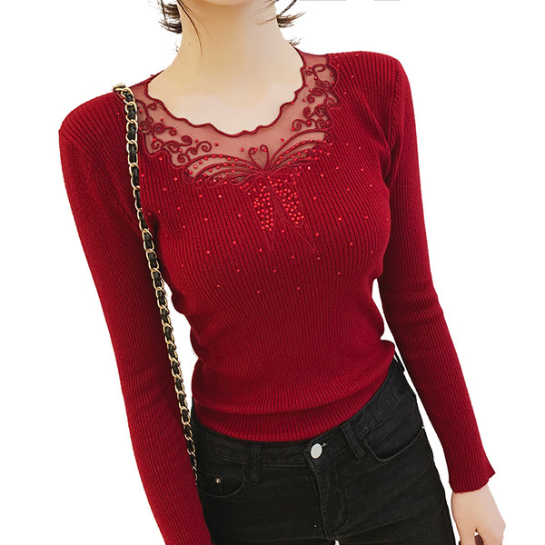 Bluza de dama eleganta cu dantela in mai multe culori