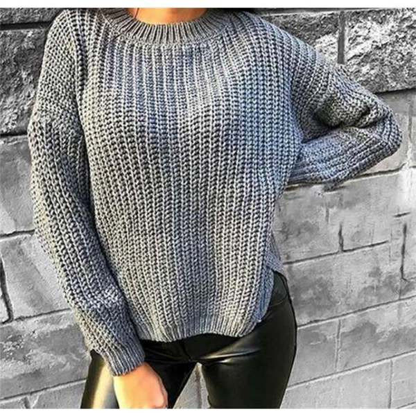 Pulover de dama modern model larg in mai multe culori