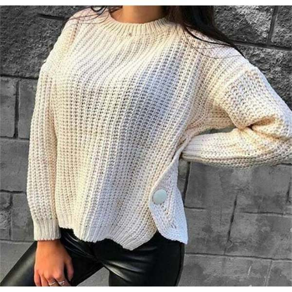 Pulover de dama modern model larg in mai multe culori