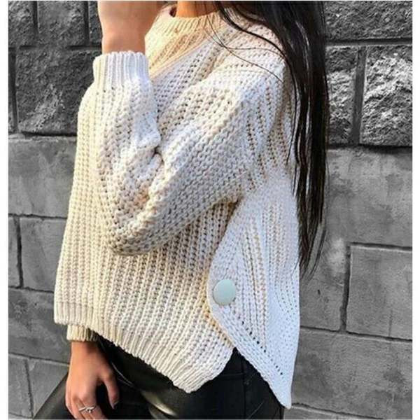 Pulover de dama modern model larg in mai multe culori