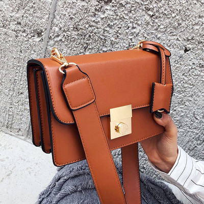 Стилна дамска чанта от еко кожа - четири цвята