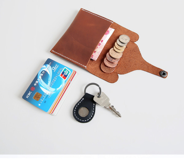 Portofel barbatesc modern din piele ecologica in mai multe culori