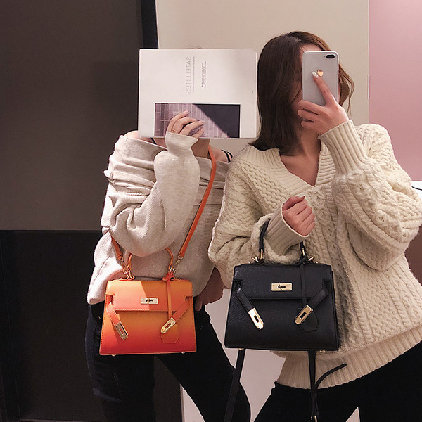 Μοντέρνα γυναικεία τσάντα από οικολογικό δέρμα - πέντε χρώματα