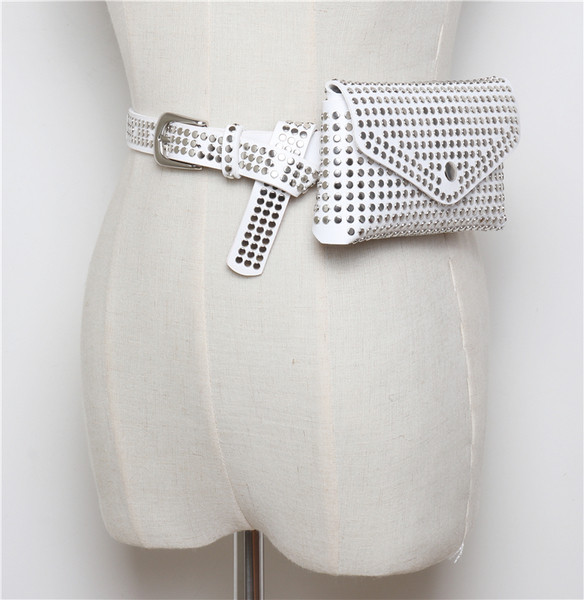 Γυναικείο ζώνη με πορτοφόλι σε μεταλλικό καπέλο σε διάφορα χρώματα