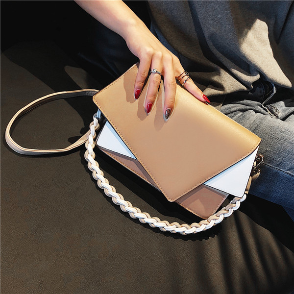 Уникална дамска чанта от еко кожа в три цвята