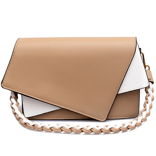 Уникална дамска чанта от еко кожа в три цвята