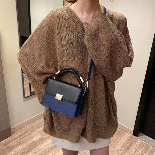 Модерна дамска чанта от еко кожа - четири цвята