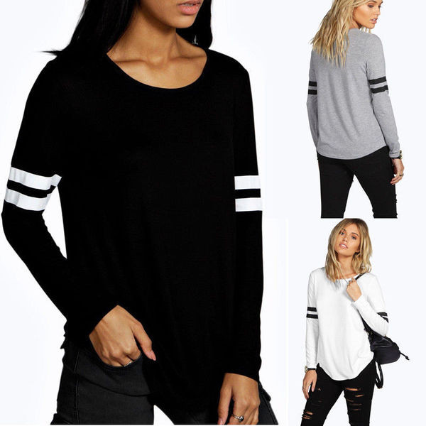 Bluza casual dama cu decolteu O in mai multe culori