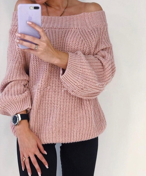 Κομψό γυναικείο πουλόβερ σε διάφορα χρώματα