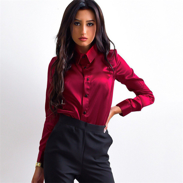 Cămașă elegantă de damă în trei culori