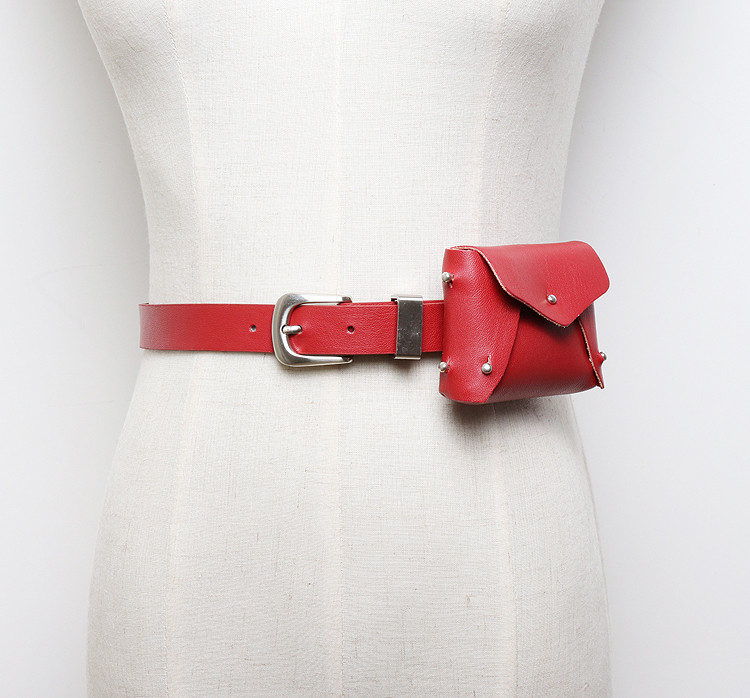 Актуален дамски колан с портфейл в няколко цвята