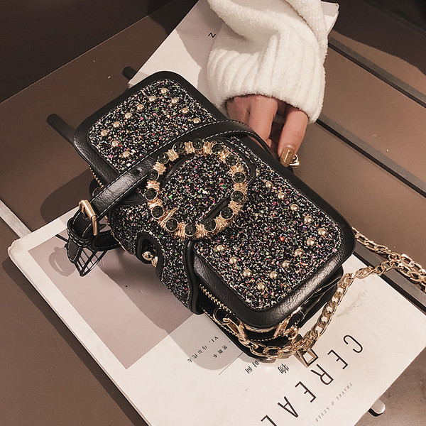 ÚJ női pénztárca típusú táska kövekkel, két színben