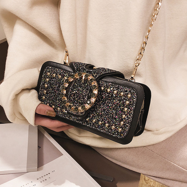 ÚJ női pénztárca típusú táska kövekkel, két színben