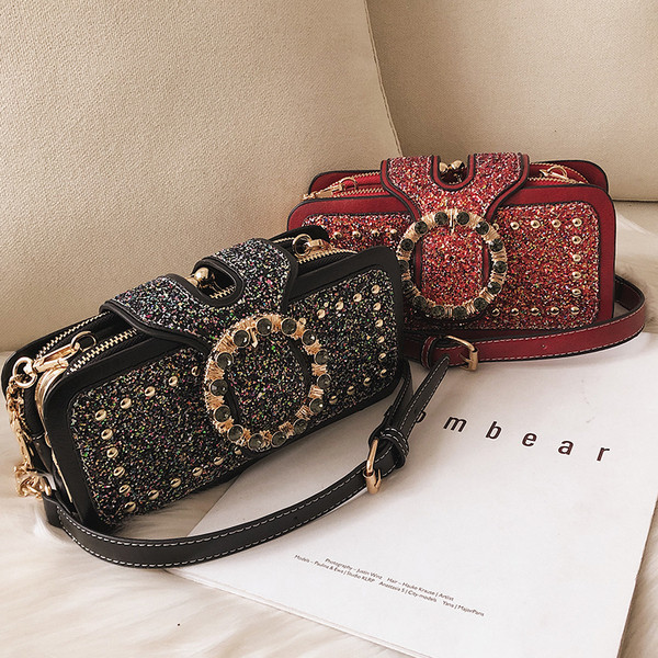 ÚJ női pénztárca típusú táska kövekkel, két színben