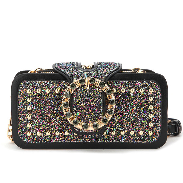 ÚJ női pénztárca típusú táska kövekkel, két színben