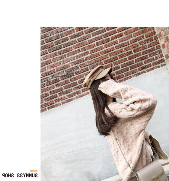 Aktuális női kötött pulóver több színben