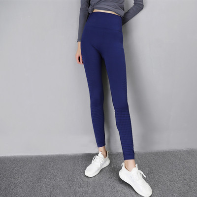 Női sport leggings fekete, kék és lila színben