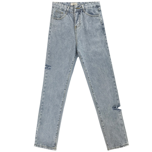 Női alkalmi farmer, világos színben