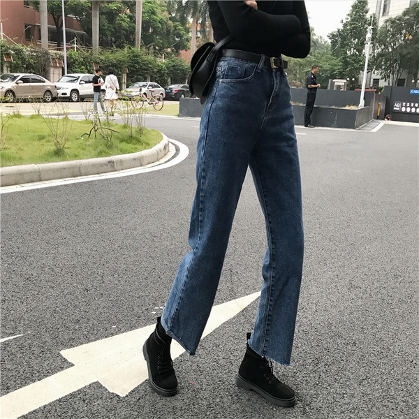 Női farmer - széles modell két színben