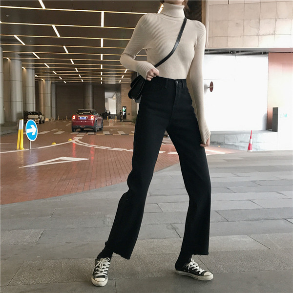 Női farmer - széles modell két színben