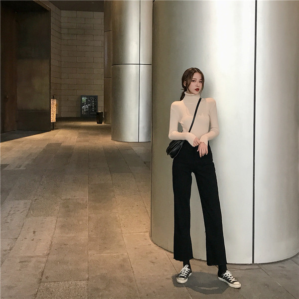 Női farmer - széles modell két színben