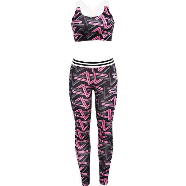 Női szett sporthoz és fitneszhez két részből áll