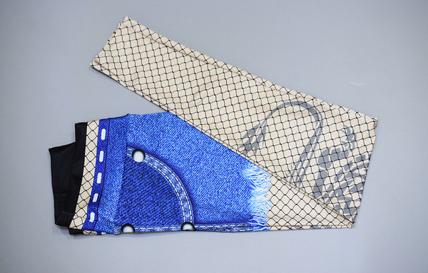 Női sport leggings érdekes mintával