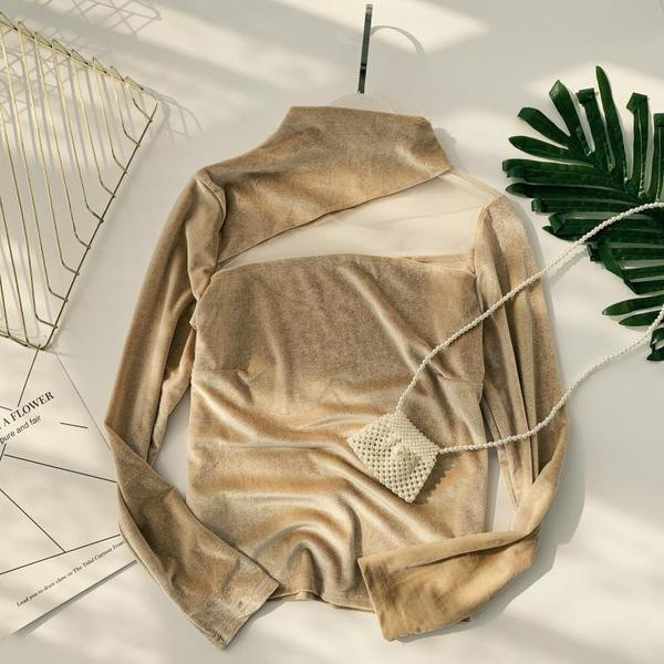 Aktuális női hálós blúz több színben