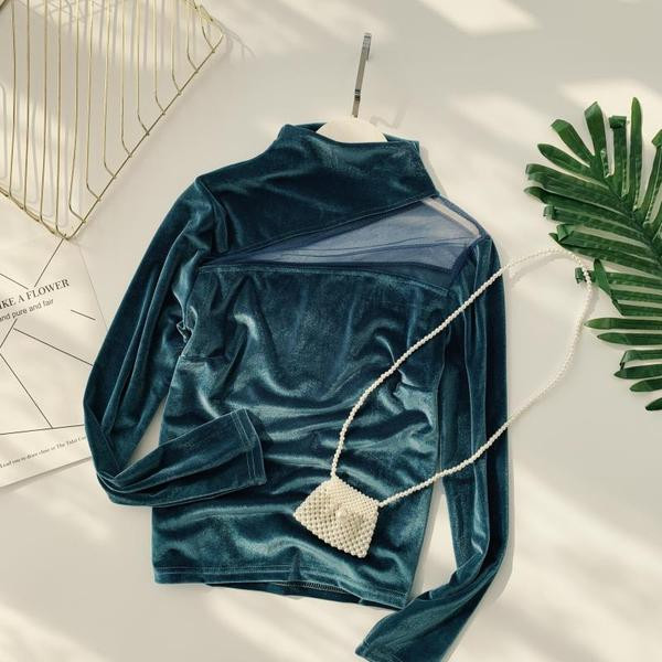 Aktuális női hálós blúz több színben