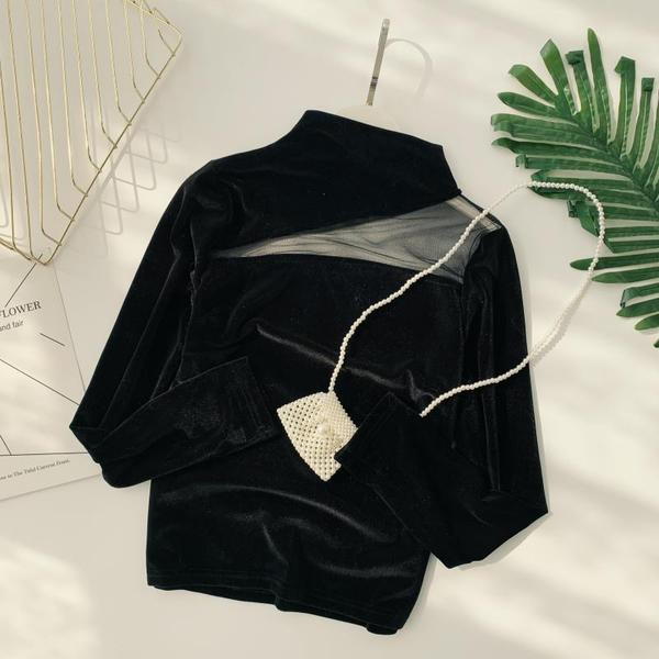 Aktuális női hálós blúz több színben