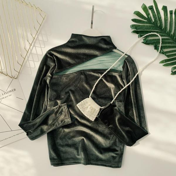 Aktuális női hálós blúz több színben