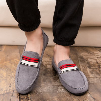 Ανδρικά μοκασίνια από οικολογικό σουέτ σε διάφορα χρώματα