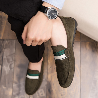 Ανδρικά μοκασίνια από οικολογικό σουέτ σε διάφορα χρώματα