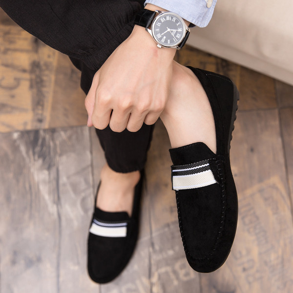 Ανδρικά μοκασίνια από οικολογικό σουέτ σε διάφορα χρώματα