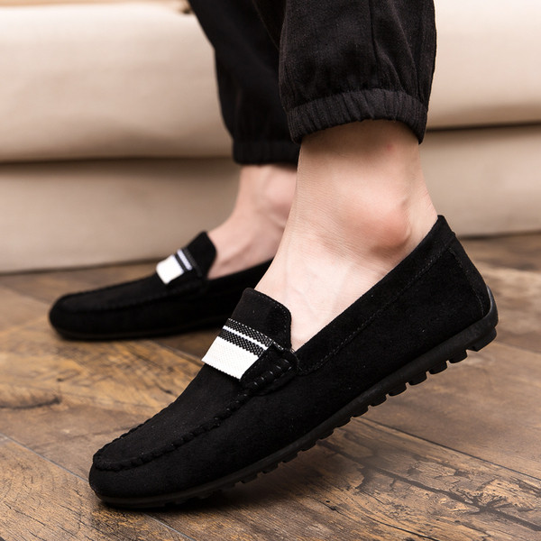 Ανδρικά μοκασίνια από οικολογικό σουέτ σε διάφορα χρώματα