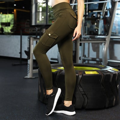 Ежедневен дамски клин с джобове в два цвята