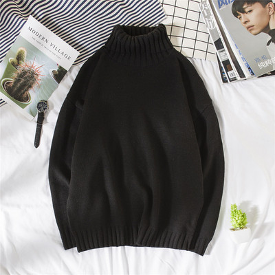 Férfi pulóver pólógallérral több színben