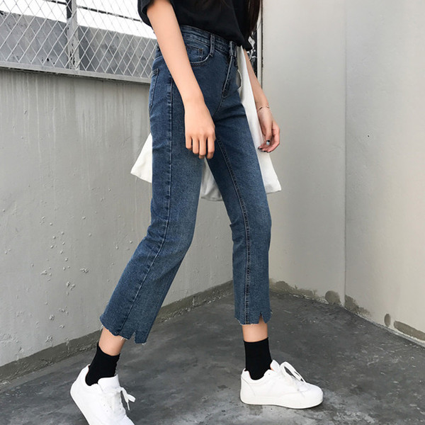 Γυναικεία τζιν με 7/8 μήκους 