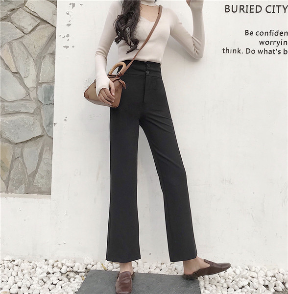 Дамски елегантен панталон в два цвята