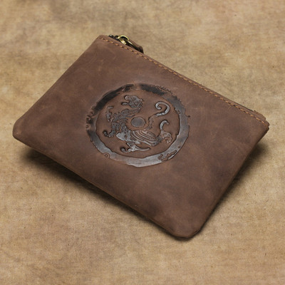 Férfi mini pénztárca cipzárral - többféle modell