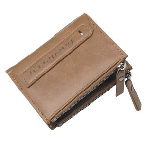 Három színben cipzáras kis férfi pénztárca