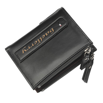 Három színben cipzáras kis férfi pénztárca