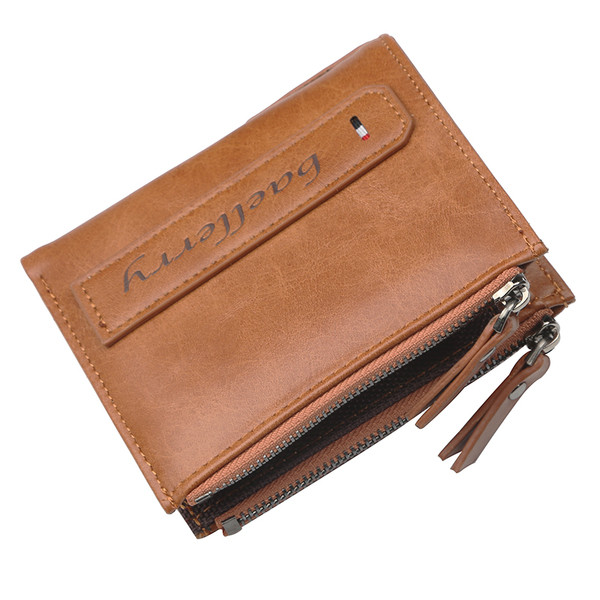 Három színben cipzáras kis férfi pénztárca