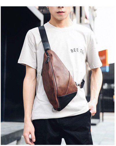 Elegáns férfi ekobőr táska két színben