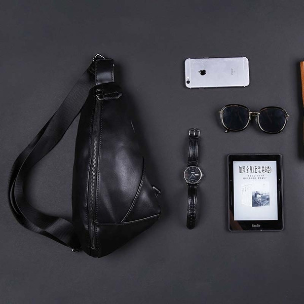 Elegáns férfi ekobőr táska két színben