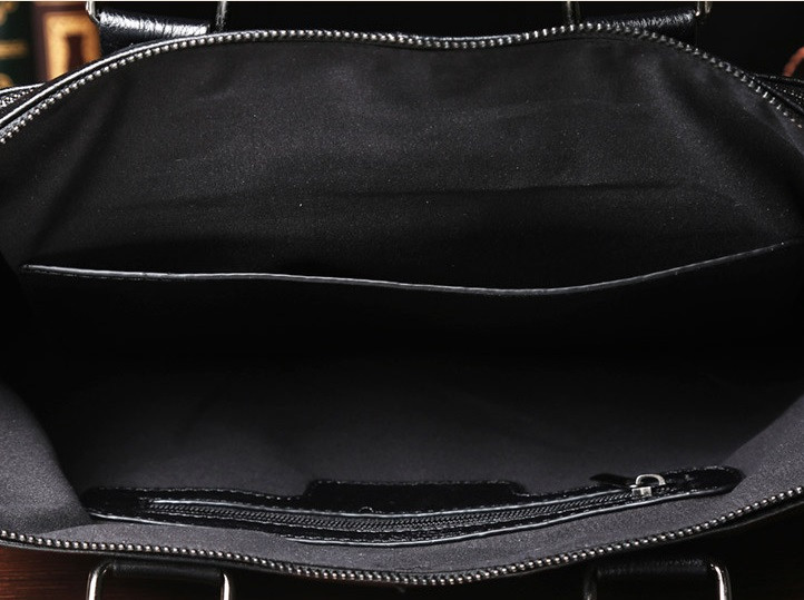 Επαγγελματική τσάντα για άνδρες από οικολογικό δέρμα με μικρή και μακρά λαβή