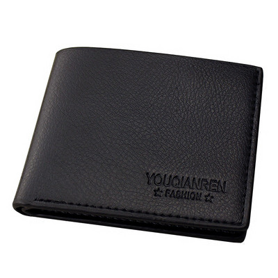 Modern férfi pénztárca fekete és barna színben