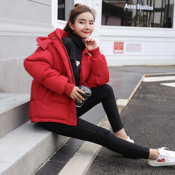 Női modern kabát több színben kapucnival